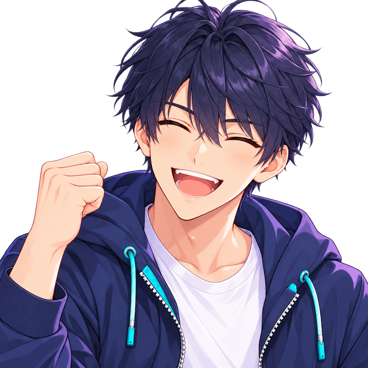 嬉しそうなゲーム好きの男性