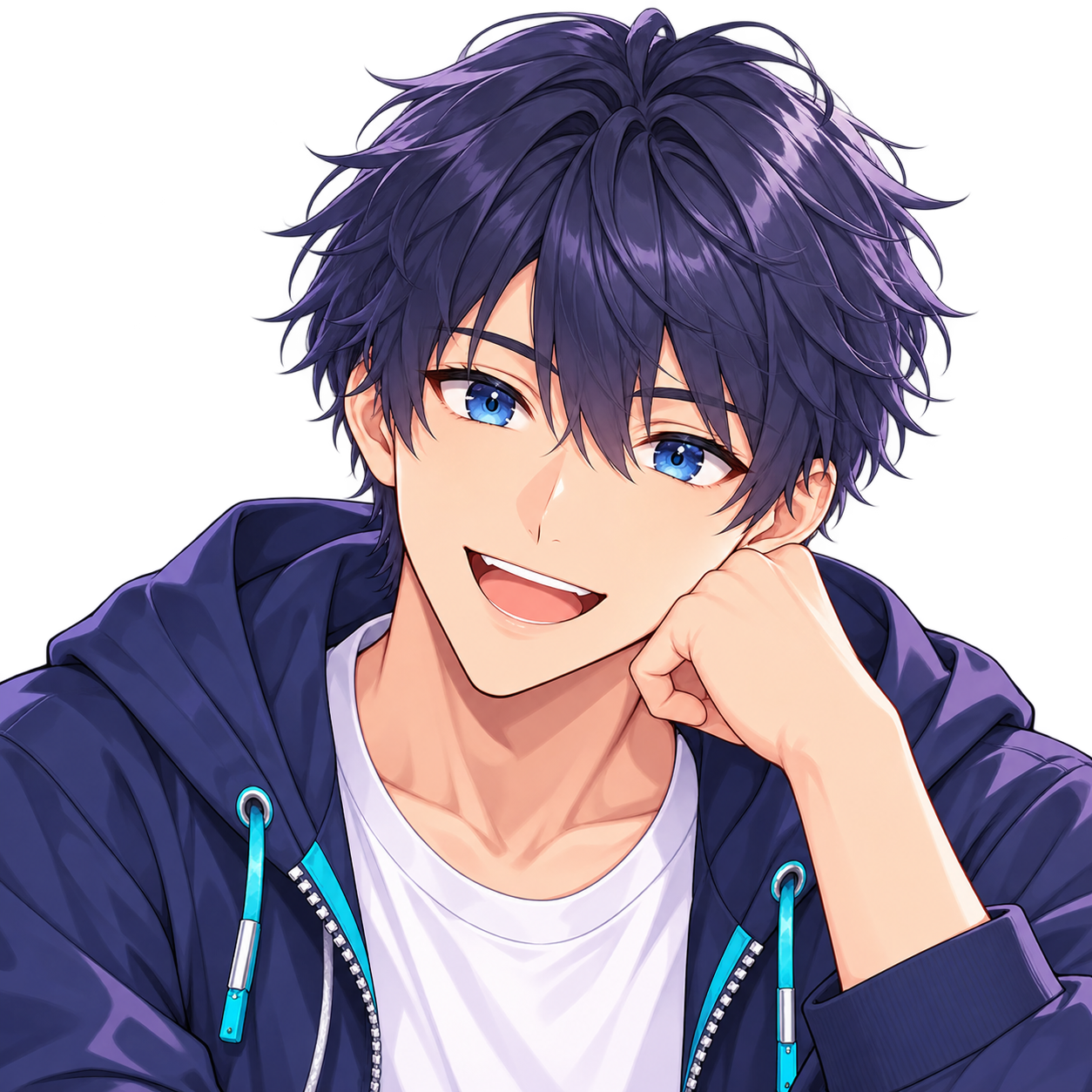 笑顔のゲーム好きの男性